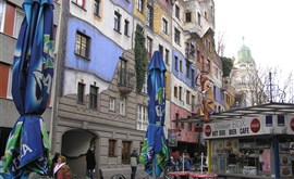 Hundertwasserovy domy ve Vídni