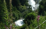Národní parky a zahrady - Rakousko - Rakousko - Tyrolsko - vodopád Stuibenfall