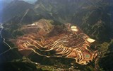 Štýrsko - Rakousko - Erzberg, jeden z největších dolů na železnou rudu na světě